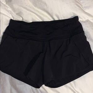 Black Lululemon Shorts Size 2